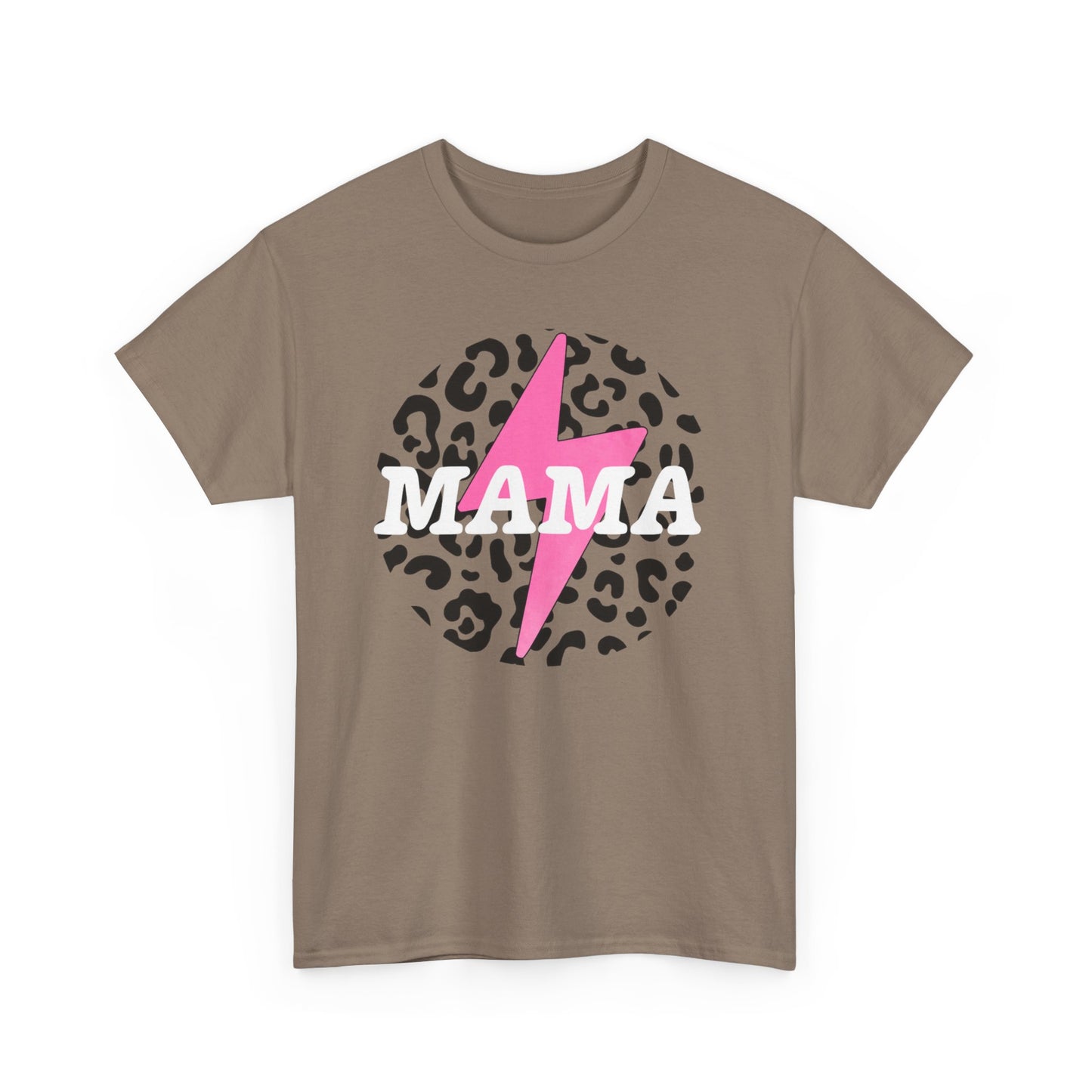 Stylish Mama Graphic Tee, Perfect Gift for Moms, Casual Wear, Animal Print Vibe, Ideal for Birthdays, Mother's Day, or Just Because
