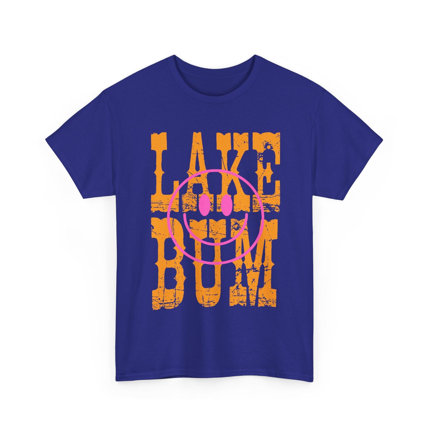 Lake Bum Cotton Tee, Summer Vibes T-Shirt, Outdoor Adventure Shirt, Lake Life Apparel, Gifts for Lake Lovers, Casual Wear, Oversized Tee