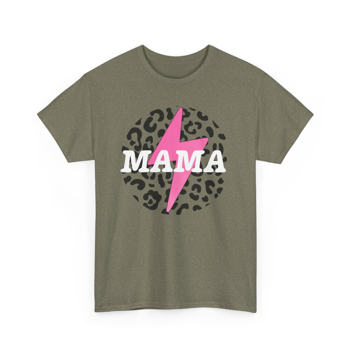 Stylish Mama Graphic Tee, Perfect Gift for Moms, Casual Wear, Animal Print Vibe, Ideal for Birthdays, Mother's Day, or Just Because