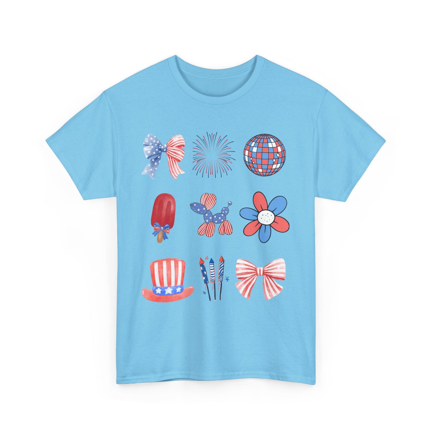 Unisex Heavy Cotton Tee | 4th Of July Tee, FOURTH of JULY, Summer Tee, Oversized