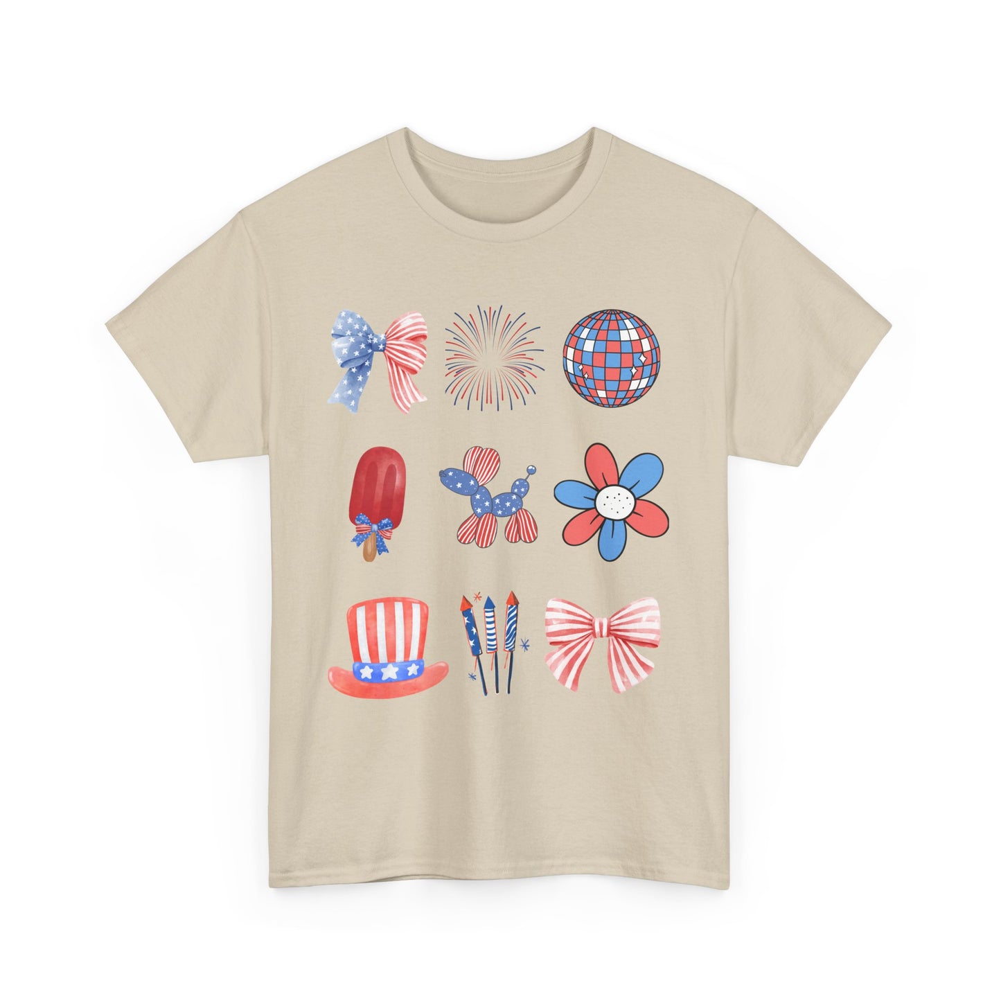 Unisex Heavy Cotton Tee | 4th Of July Tee, FOURTH of JULY, Summer Tee, Oversized