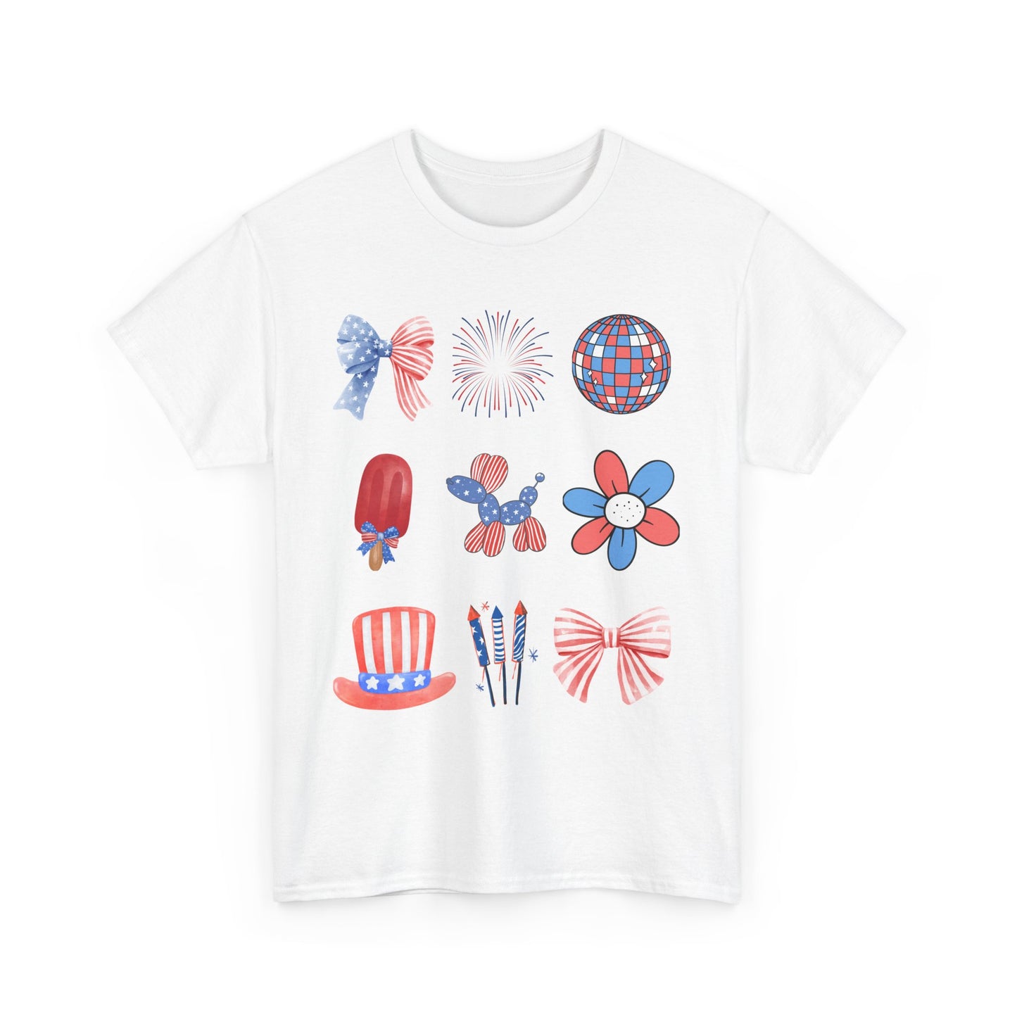 Unisex Heavy Cotton Tee | 4th Of July Tee, FOURTH of JULY, Summer Tee, Oversized