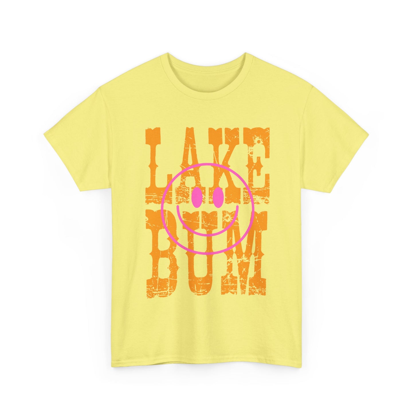 Lake Bum Cotton Tee, Summer Vibes T-Shirt, Outdoor Adventure Shirt, Lake Life Apparel, Gifts for Lake Lovers, Casual Wear, Oversized Tee