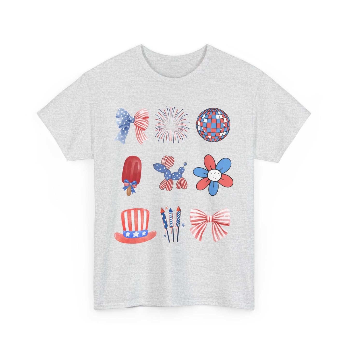 Unisex Heavy Cotton Tee | 4th Of July Tee, FOURTH of JULY, Summer Tee, Oversized