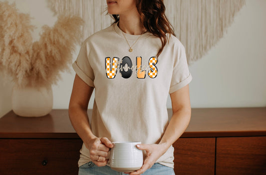 Tennessee VOLS Tee| Casual Tee, Gift for Sports Fans, Everyday Wear, Layered Look, College Sports Apparel