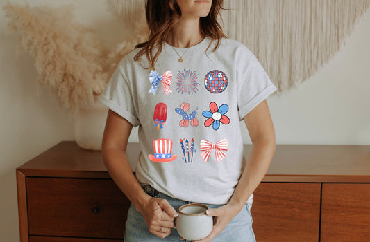 Unisex Heavy Cotton Tee | 4th Of July Tee, FOURTH of JULY, Summer Tee, Oversized