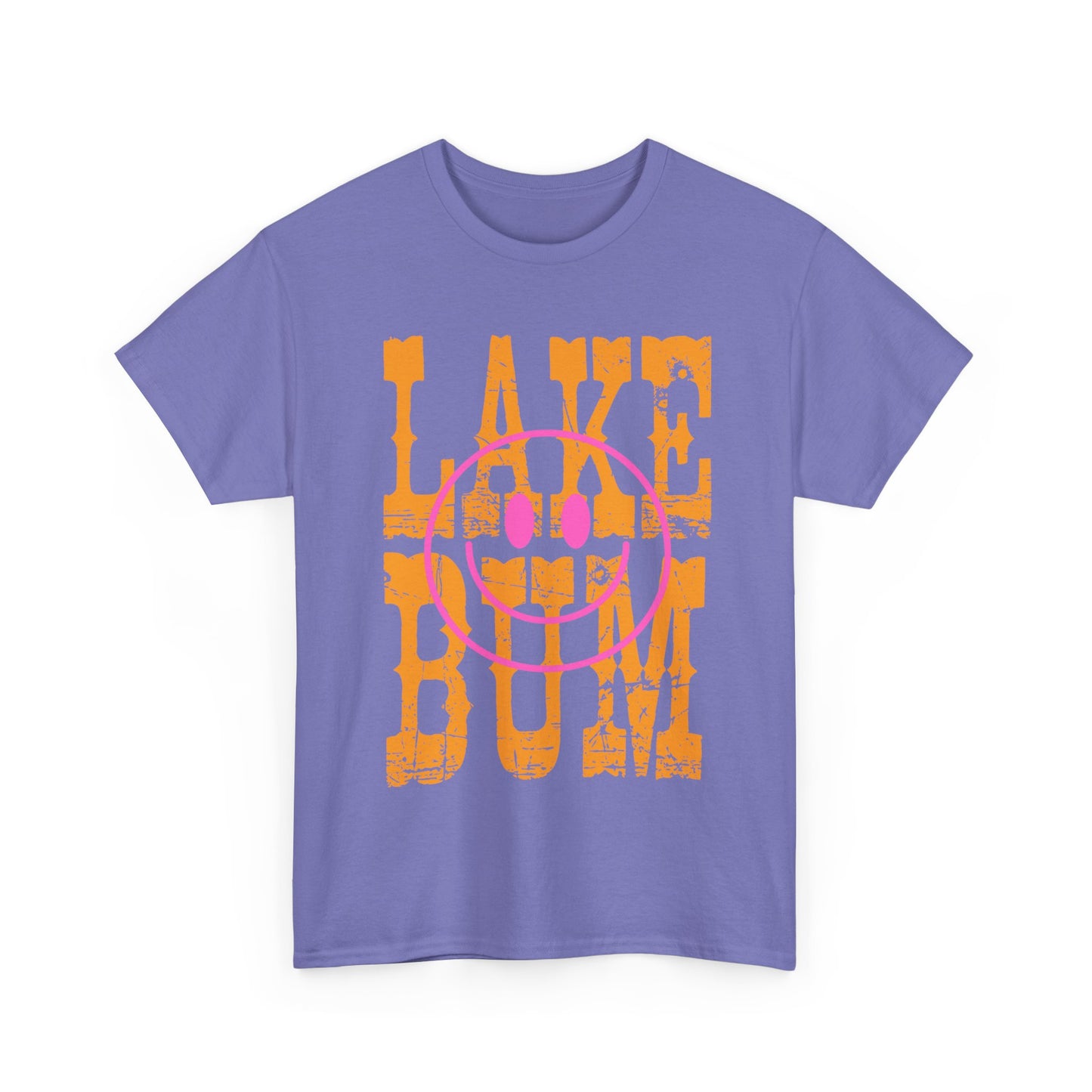 Lake Bum Cotton Tee, Summer Vibes T-Shirt, Outdoor Adventure Shirt, Lake Life Apparel, Gifts for Lake Lovers, Casual Wear, Oversized Tee
